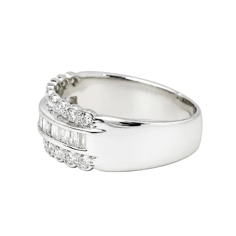 White Gold and Diamond Ring