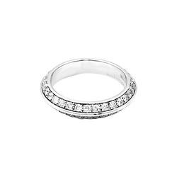 BOUCHERON "Éternelle" Wedding Band in white gold and diamonds