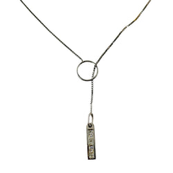 White Gold Necklace with Diamond Pendant