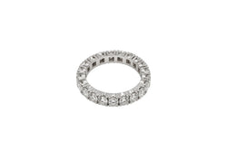 White Gold and Diamond Wedding Band