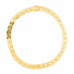 Link Necklace in Yellow gold, White gold, and Rose gold
