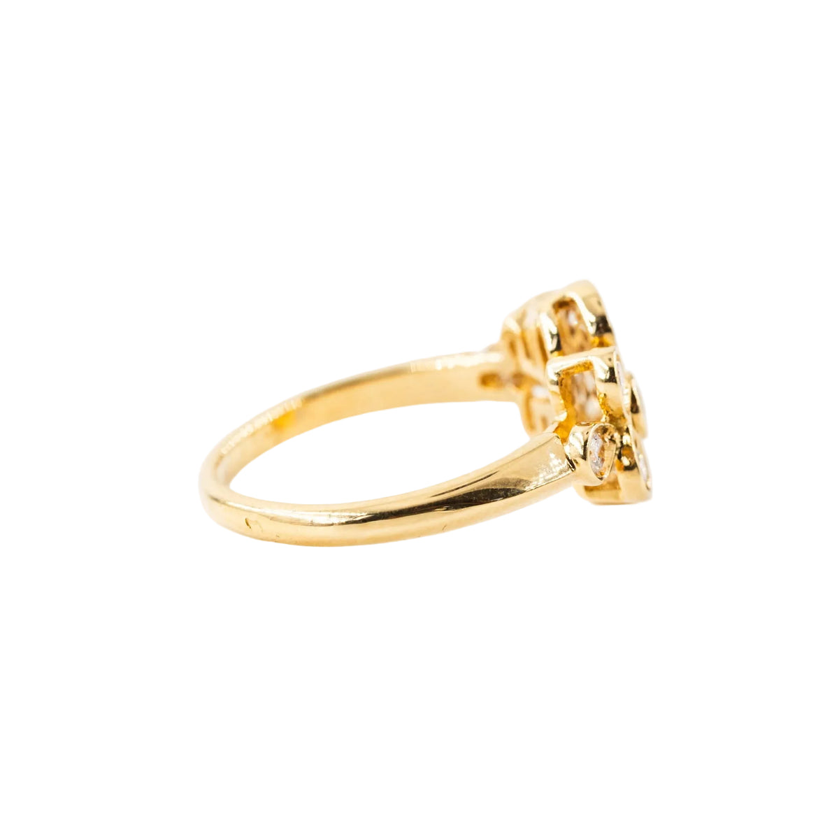 CARTIER ring in yellow gold and diamonds