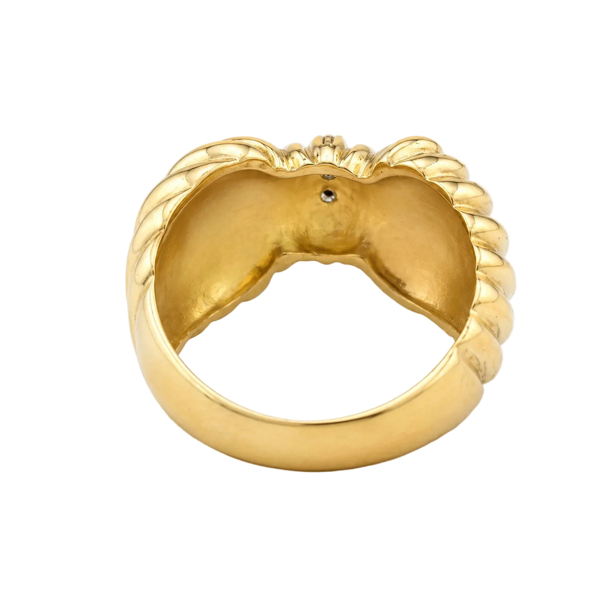 Yellow Gold and Diamond Ring