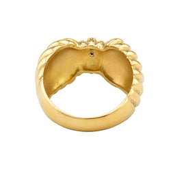 Yellow Gold and Diamond Ring