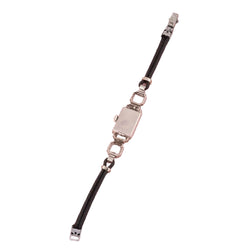 Watch in white gold, platinum, and diamonds