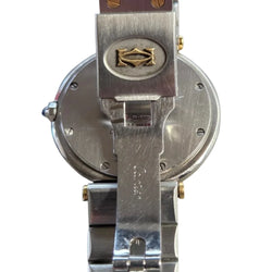 CARTIER "Santos Vendôme" watch in yellow gold and stainless steel