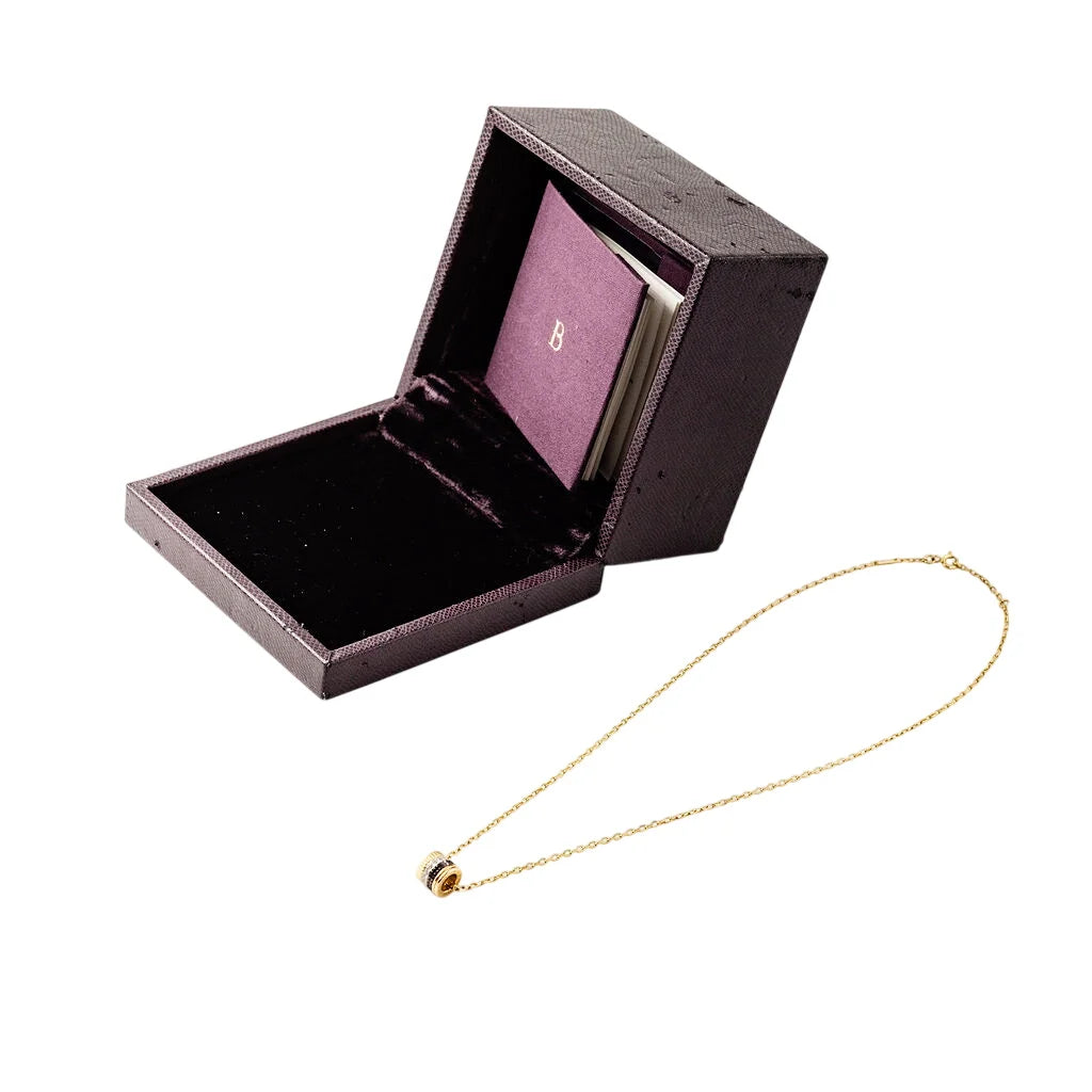 BOUCHERON "Quatre" Pendant Necklace in yellow gold, rose gold, white gold, PVD, and diamonds