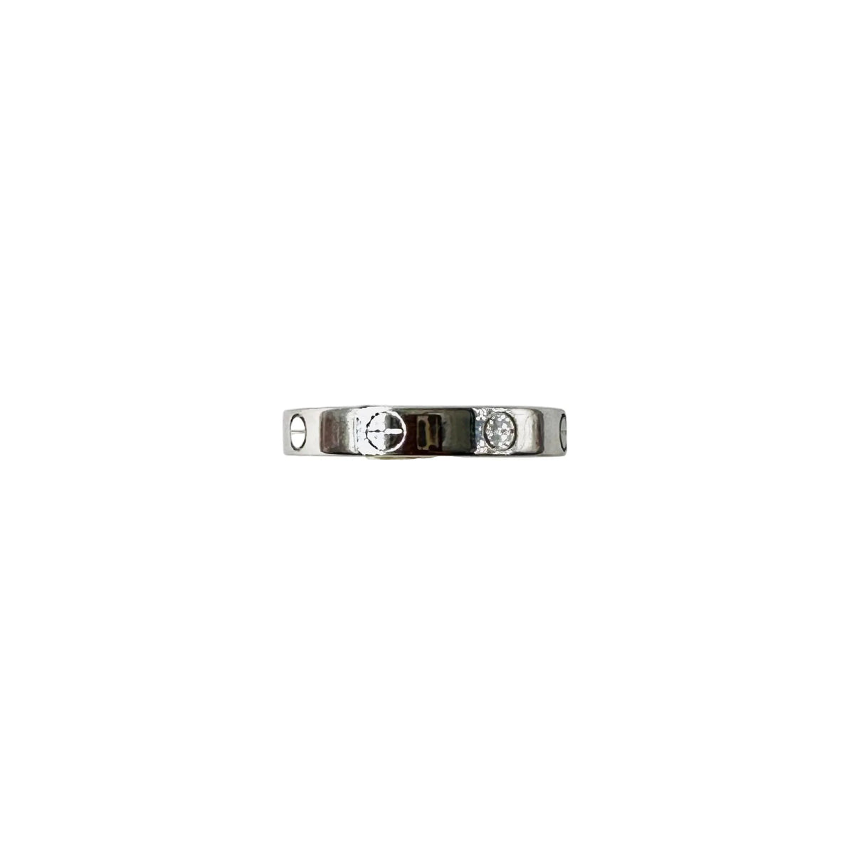 CARTIER "Love" Ring in White Gold