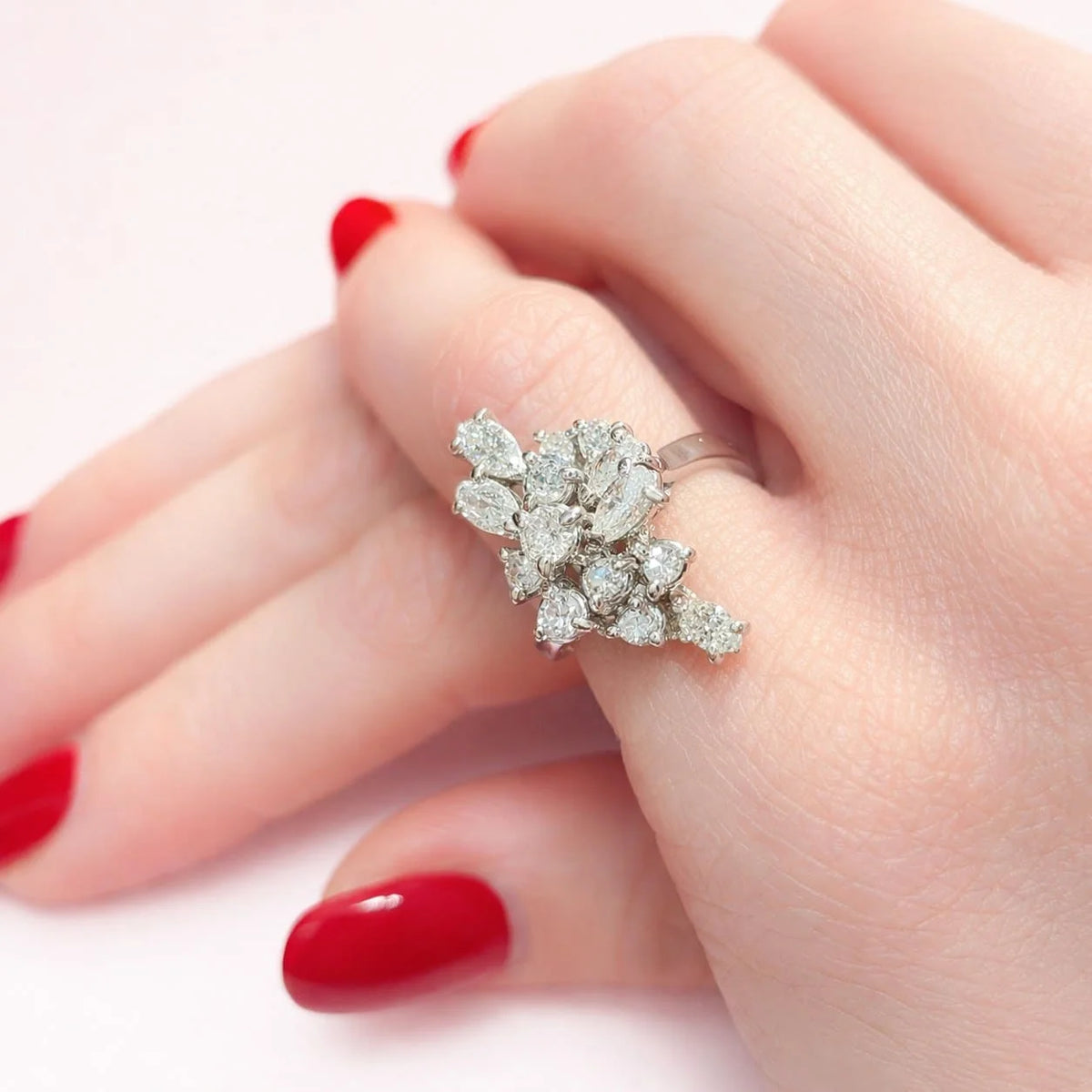 White Gold and Diamond Ring