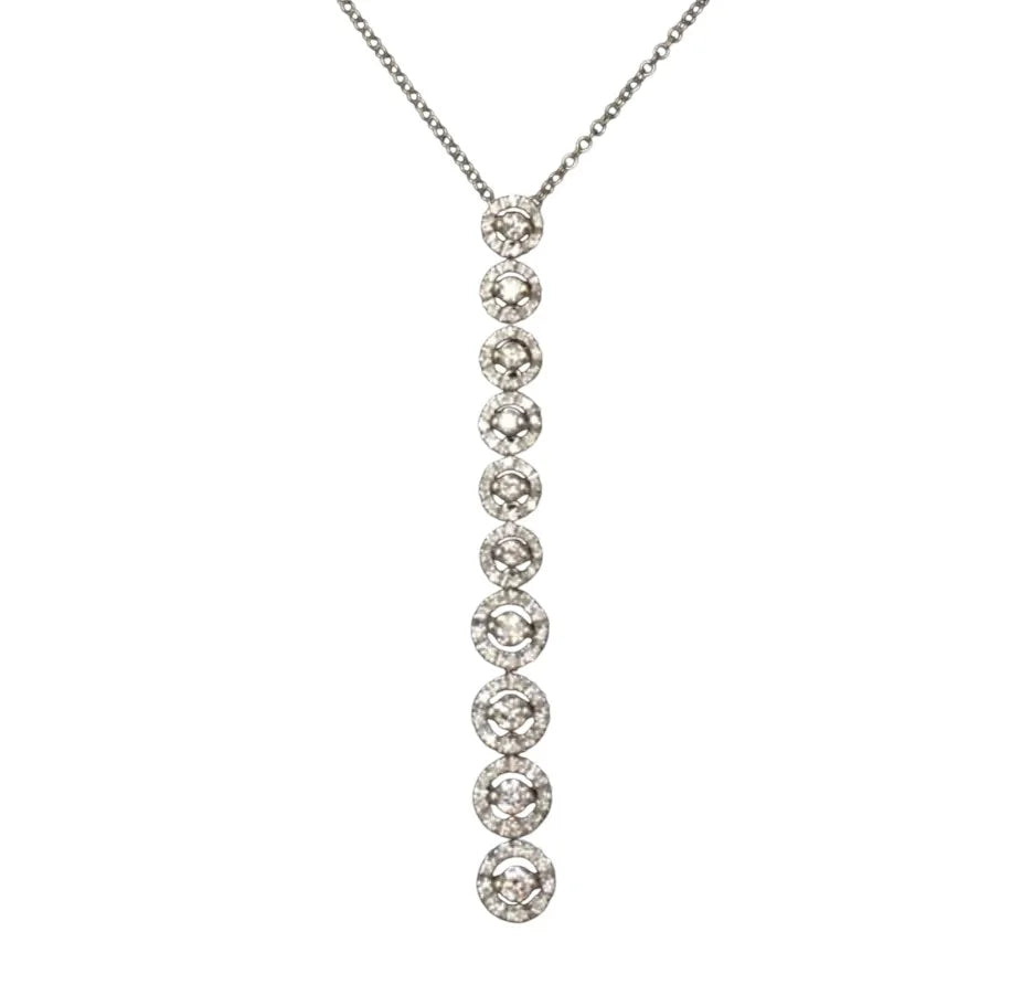 Collier Pendentif LÉO PIZZO en or blanc et diamants