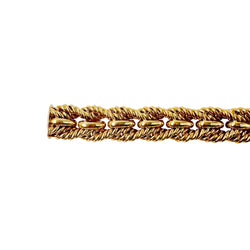 Bracelet Maille TIFFANY en or jaune torsadé