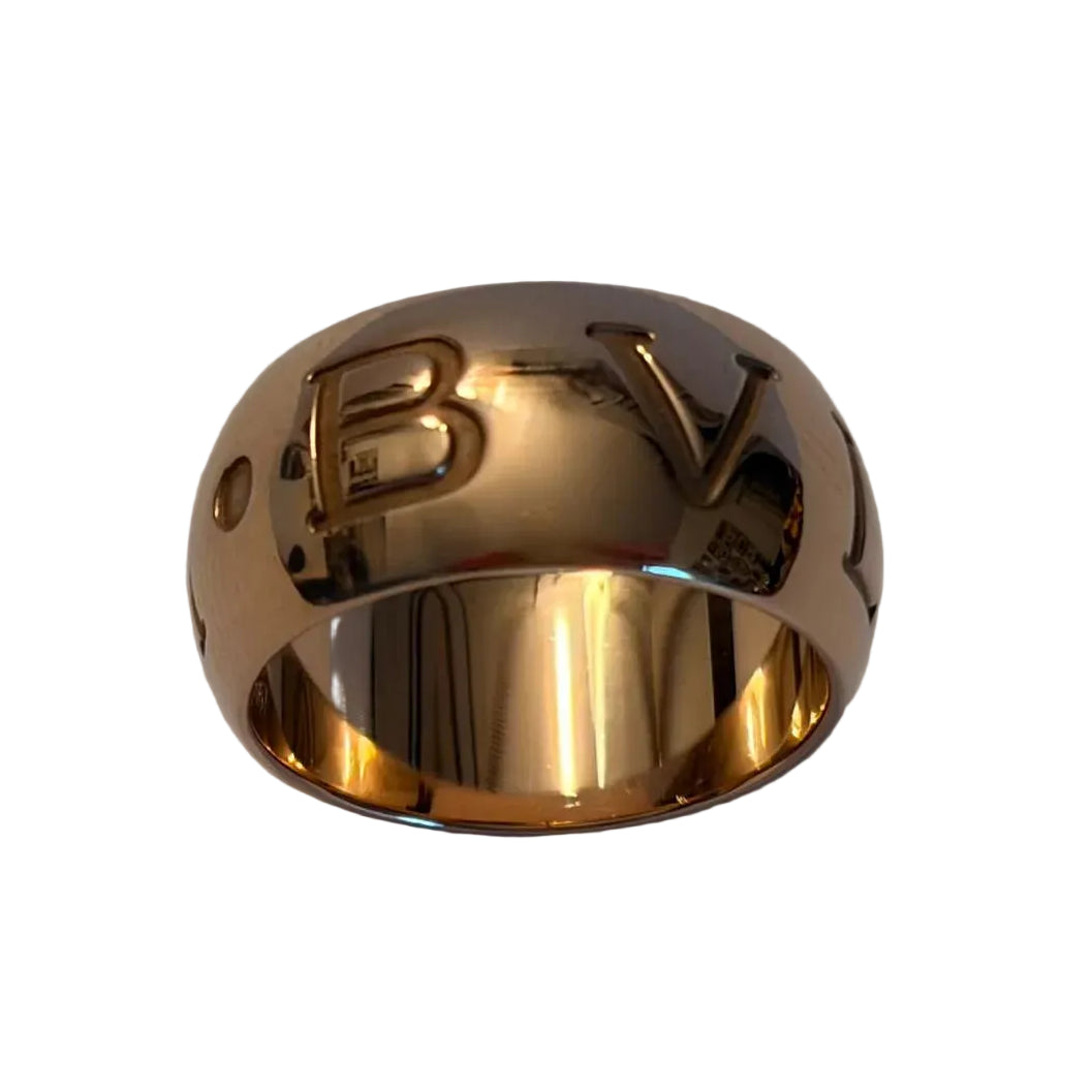 BULGARI "Monologo" Band Ring in Rose gold