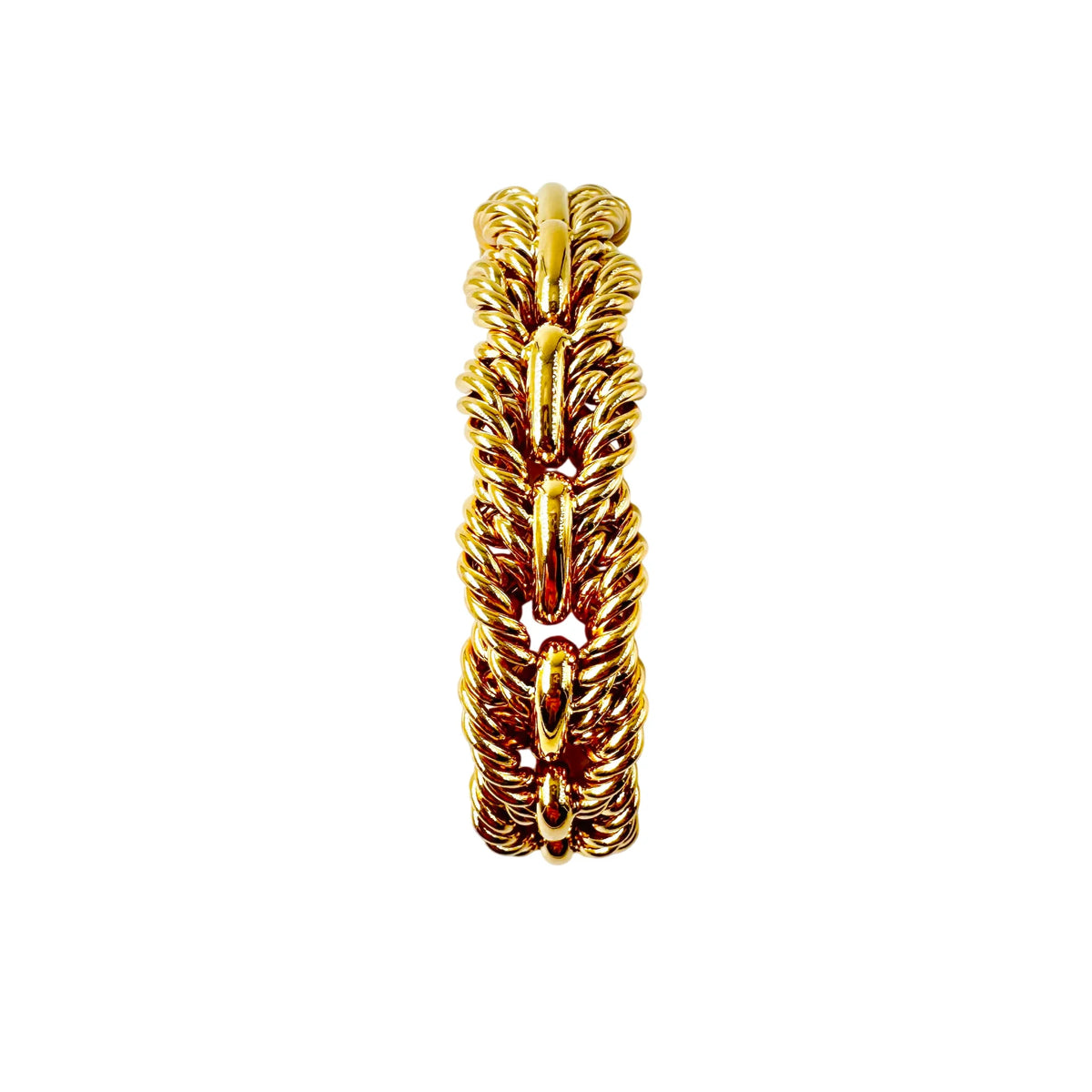 TIFFANY Twisted Yellow Gold Bracelet