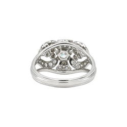 Entourage Ring in Platinum and Diamonds