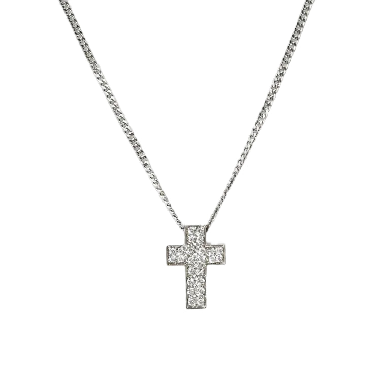Collier Pendentif en or blanc et diamants