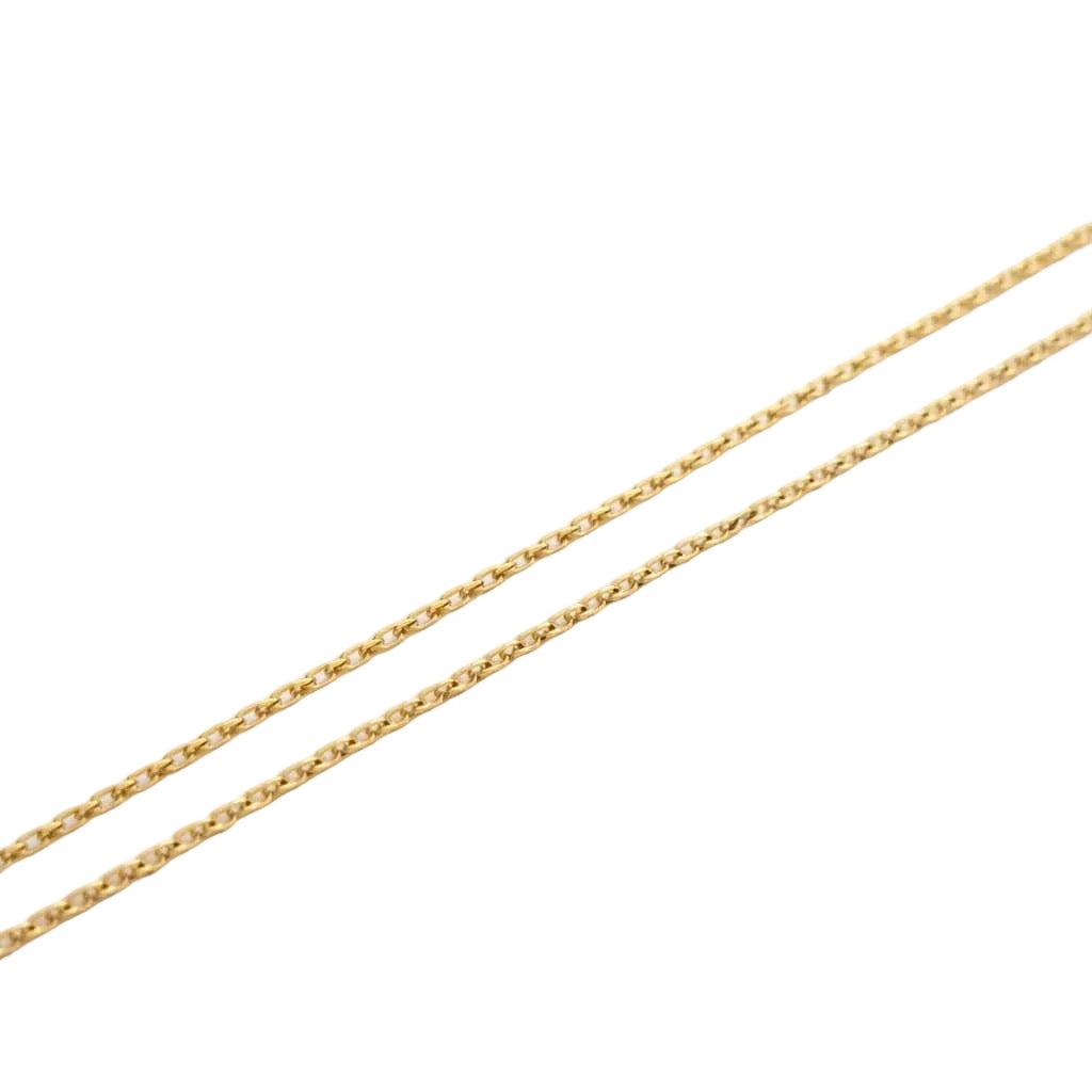 Yellow Gold and Diamond Pendant Necklace