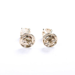 White Gold and Diamond Stud Earrings
