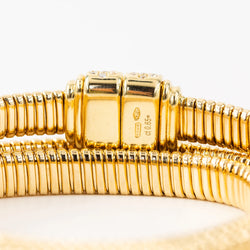18-carat yellow gold Tubogas bracelet