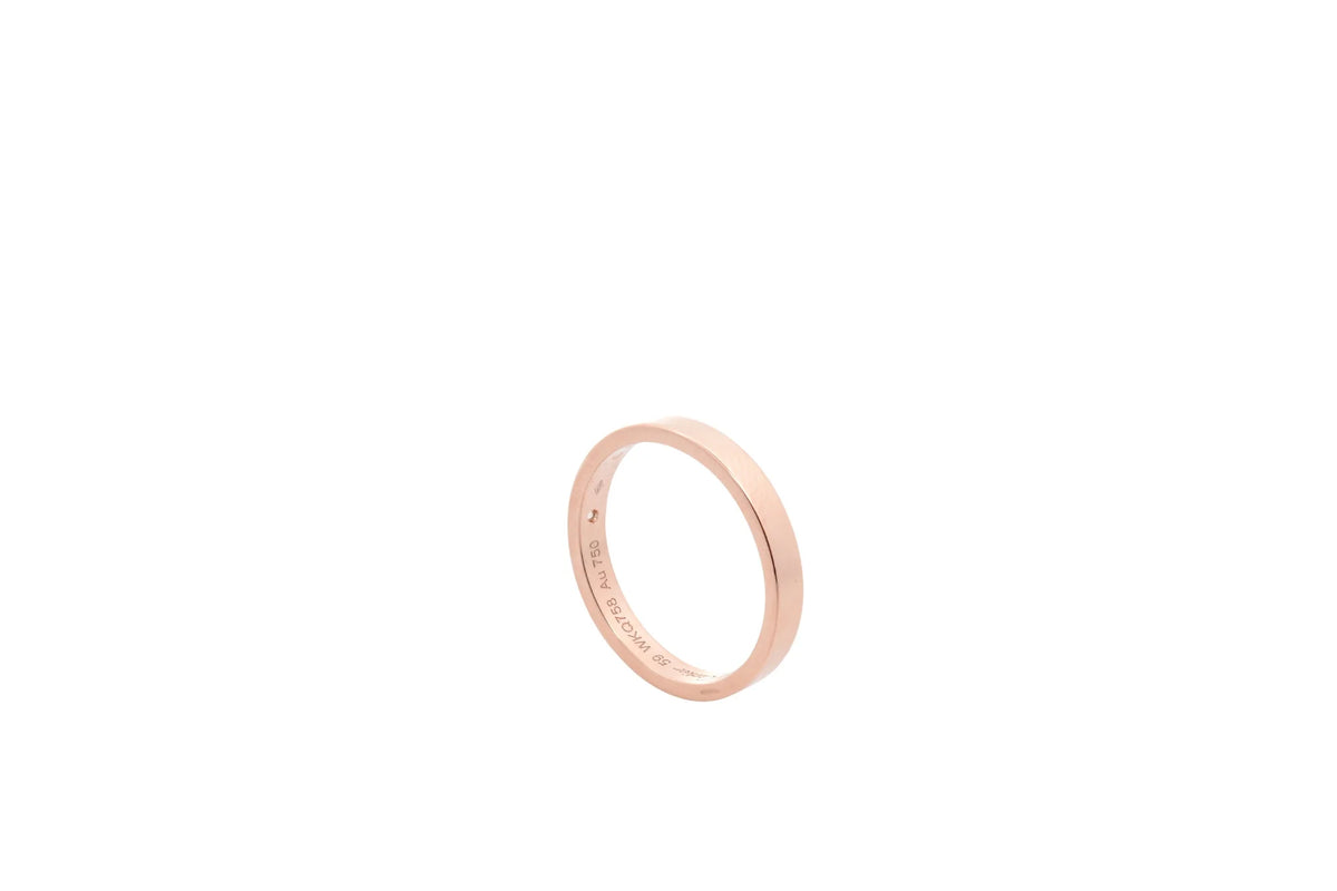 CARTIER "C de Cartier" Wedding Band in Rose gold and Diamonds