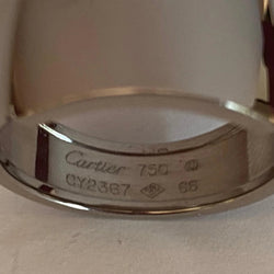 CARTIER "Santos Dumont" Ring in White gold
