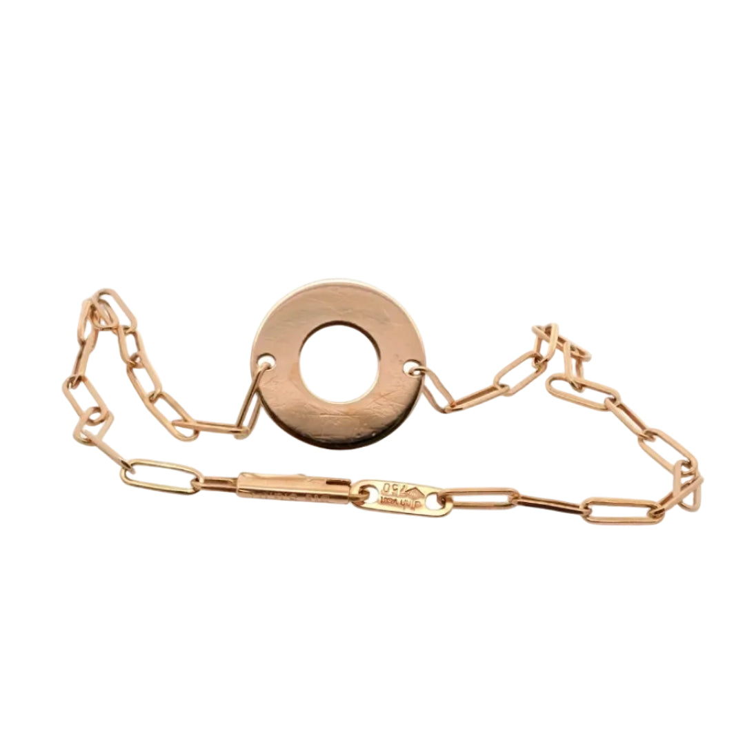 Bracelet Maille DINH VAN R14 en or jaune