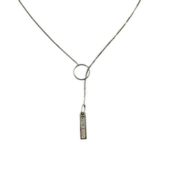 White Gold Necklace with Diamond Pendant