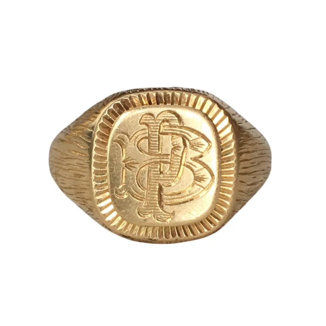 Yellow Gold Signet Ring
