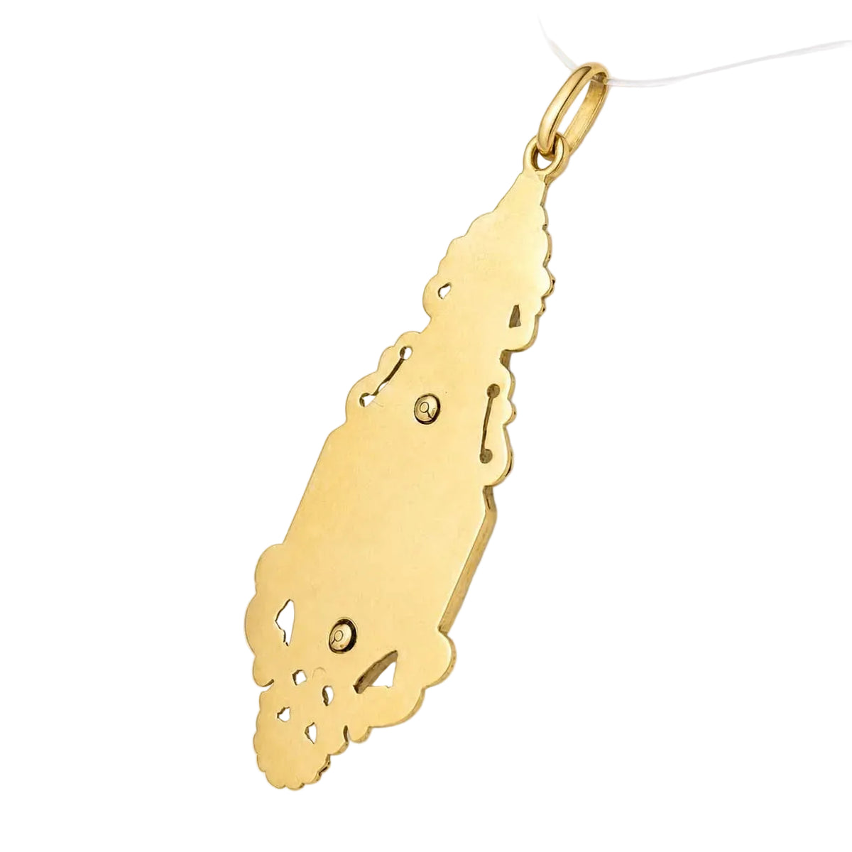 Yellow Gold and Turquoise Pendant