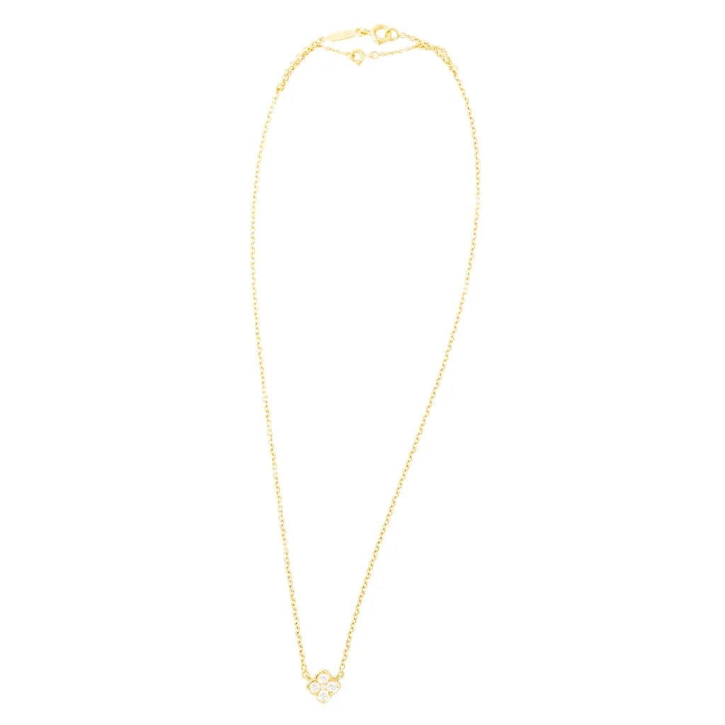 CARTIER "Mysterious India" Pendant Necklace in yellow gold and diamonds
