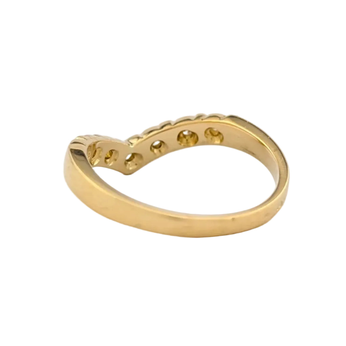 Yellow Gold and Diamond Ring