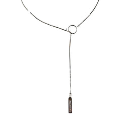 White Gold Necklace with Diamond Pendant