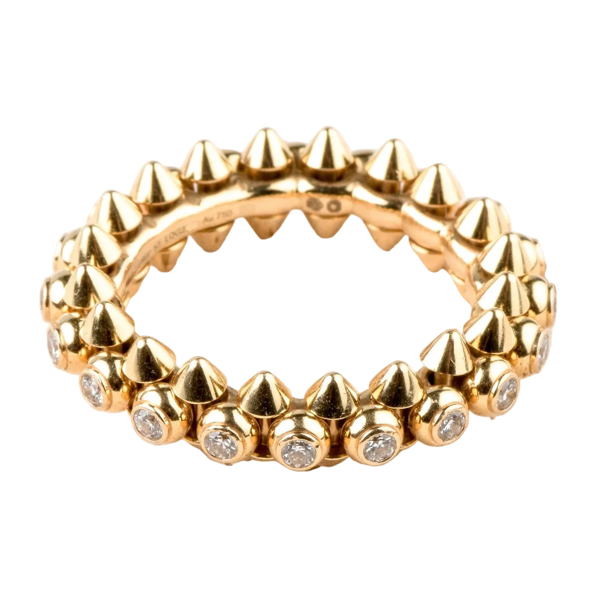 Bague CARTIER Clash en or rose et diamants