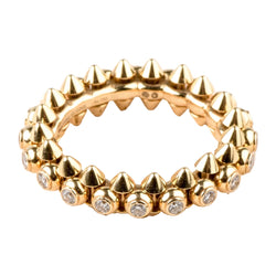 CARTIER "Clash" Ring in Rose gold and Diamonds