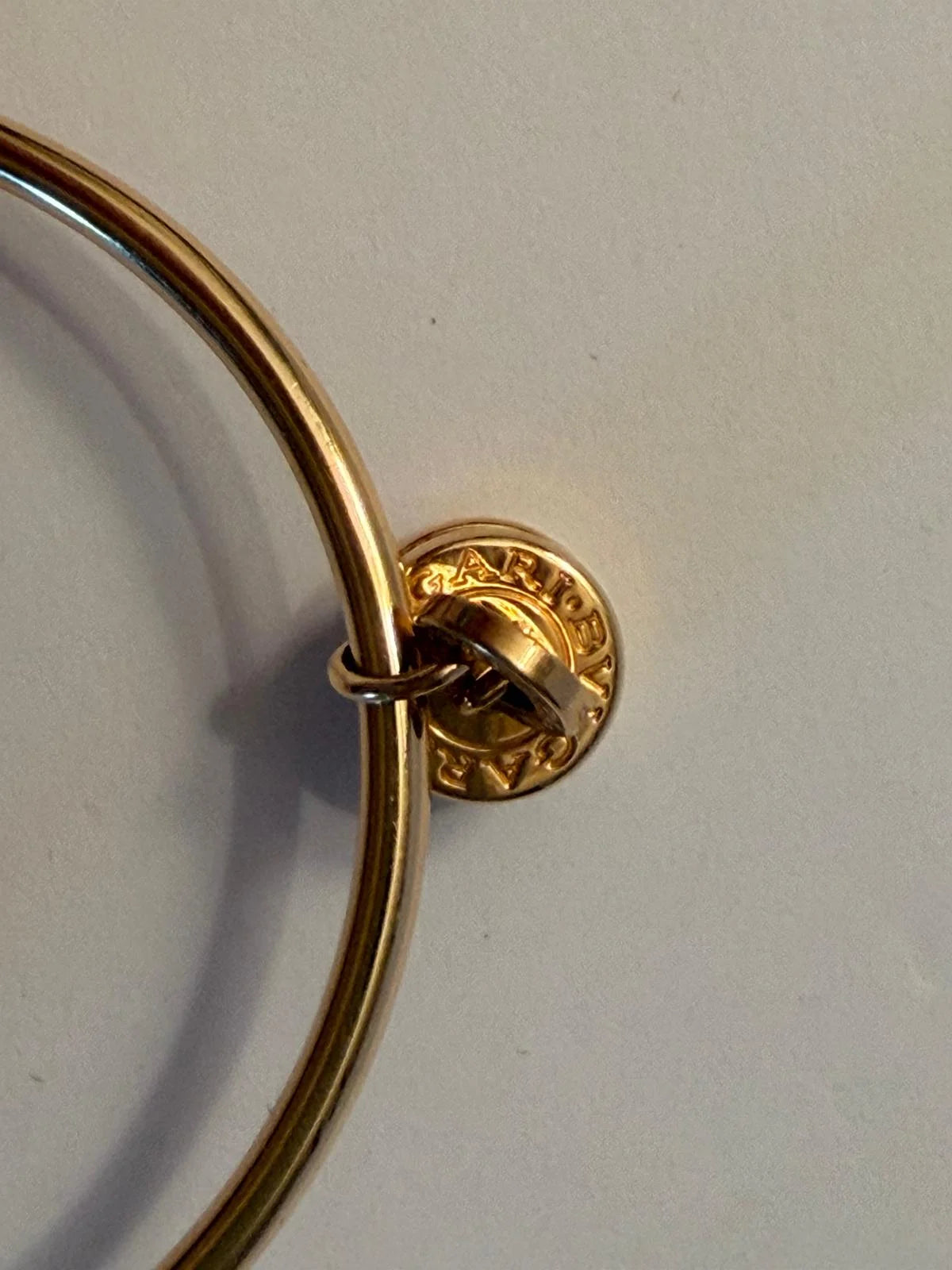 BULGARI "B.Zero1" Yellow Gold Hoop Earrings