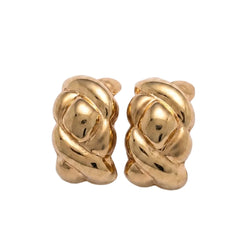 Yellow Gold Stud Earrings