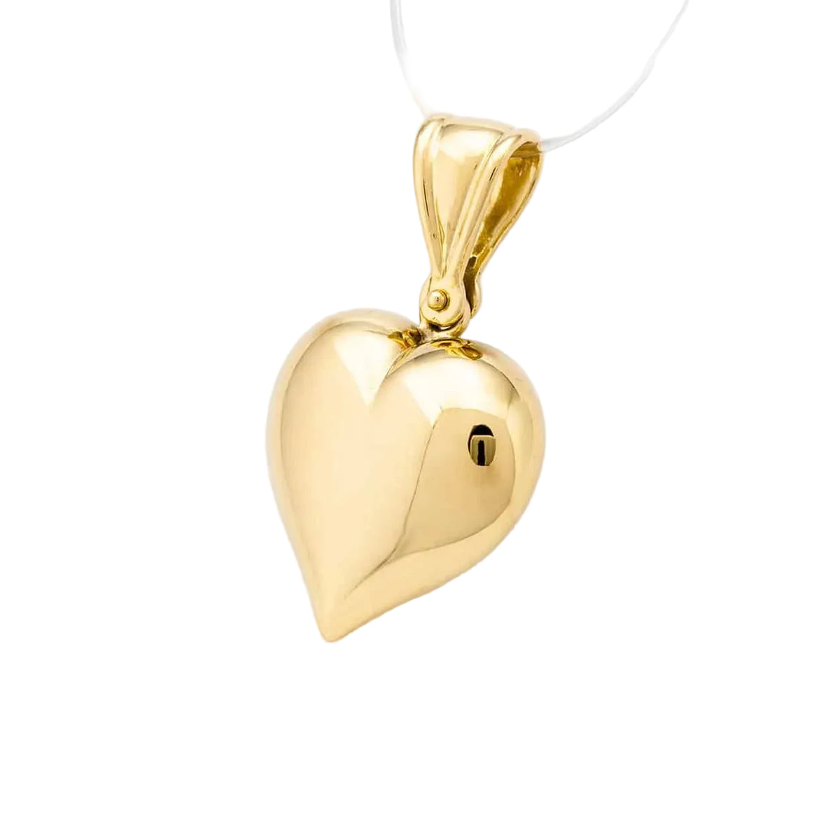 Yellow gold pendant with gemstones
