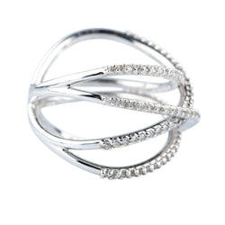 White Gold Diamond Pave Ring
