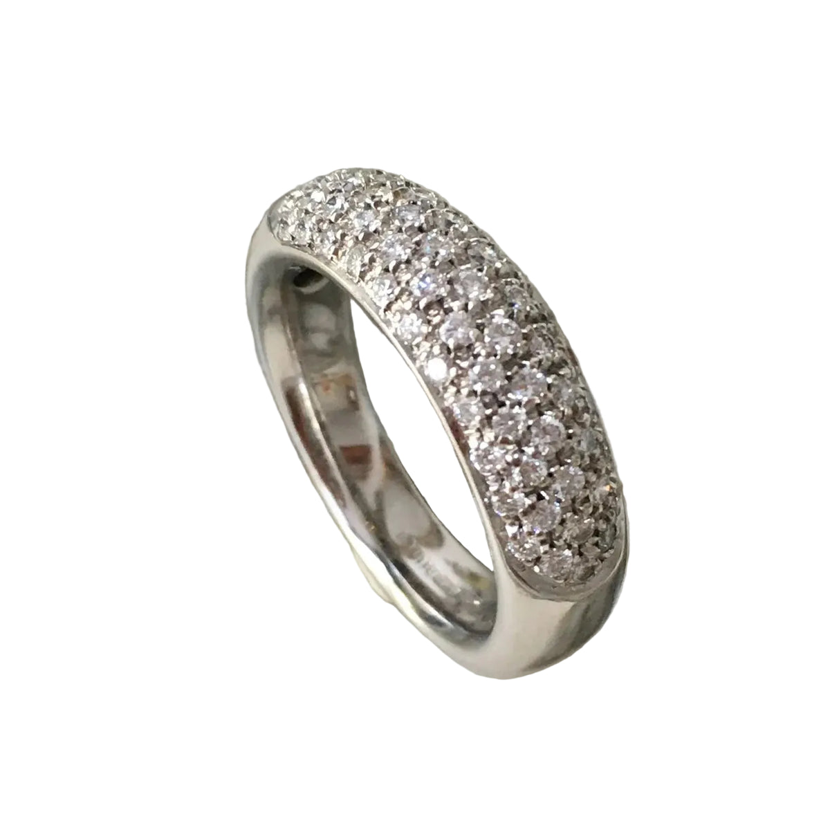 DAMIANI Pave Ring in White Gold and Diamonds