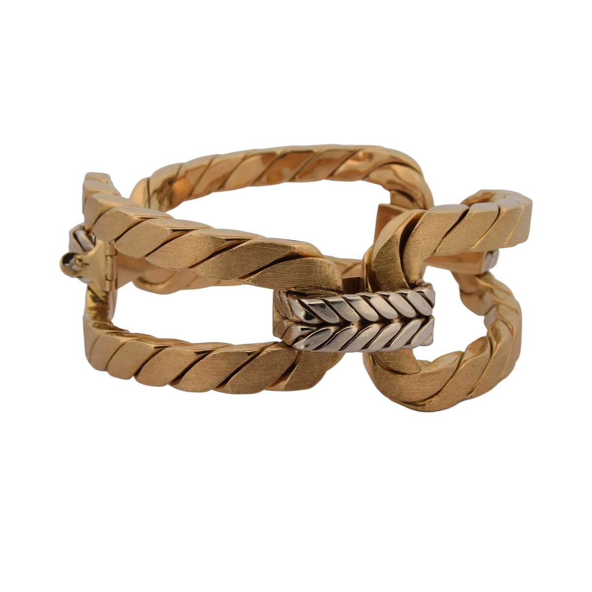 Yellow gold bracelet