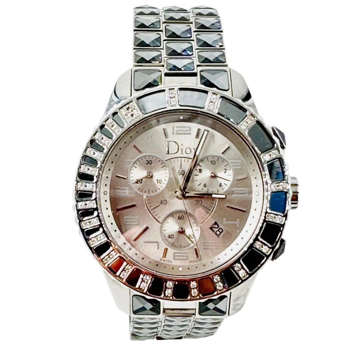 DIOR "Christal" Watch in Stainless Steel and Sapphire Crystal