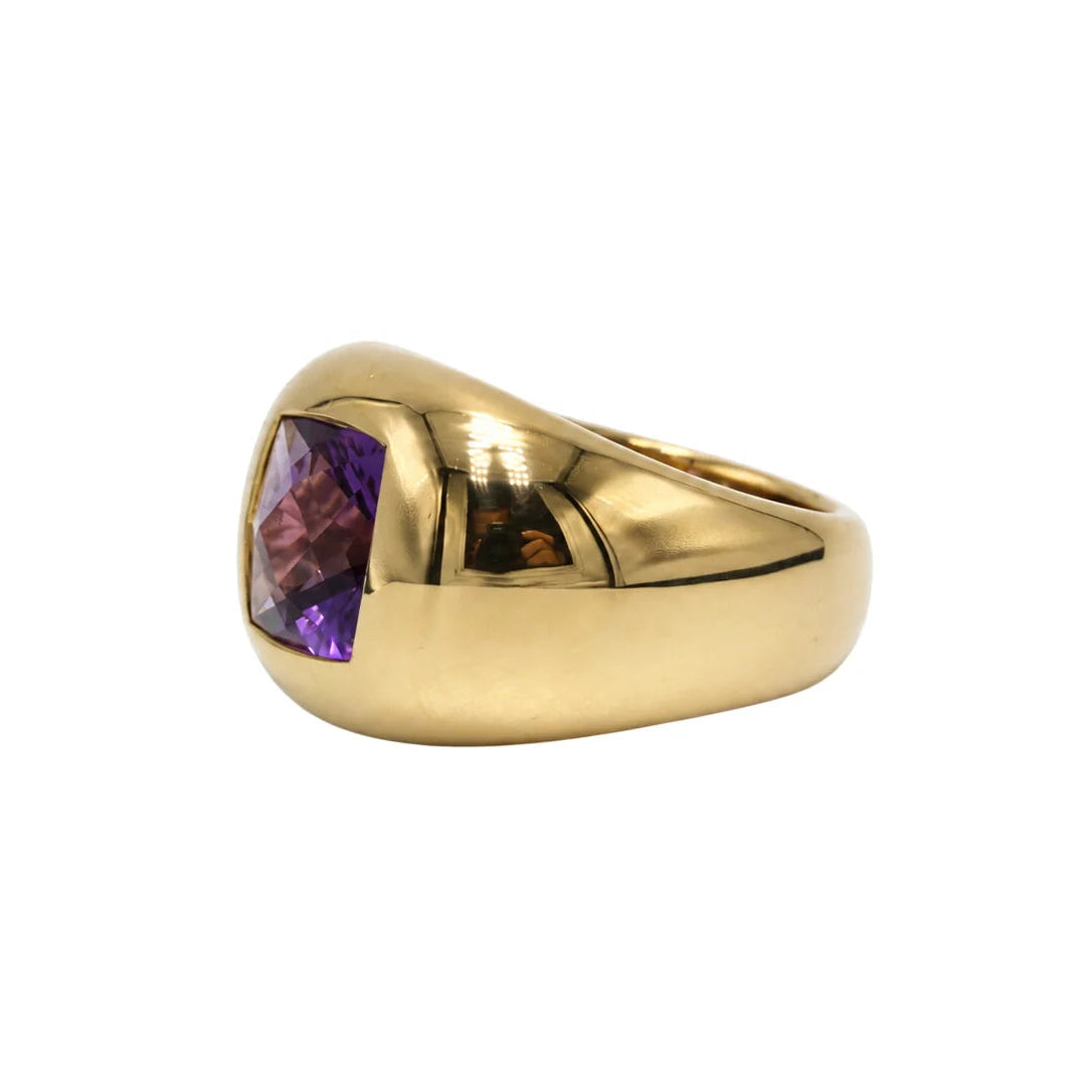 BOUCHERON Dome Ring in yellow gold and Amethyst