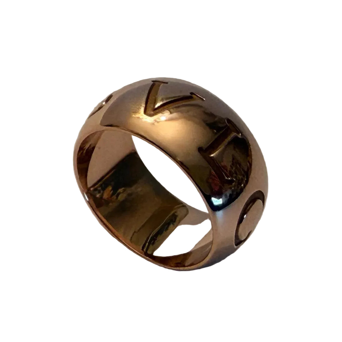 BULGARI "Monologo" Band Ring in Rose gold