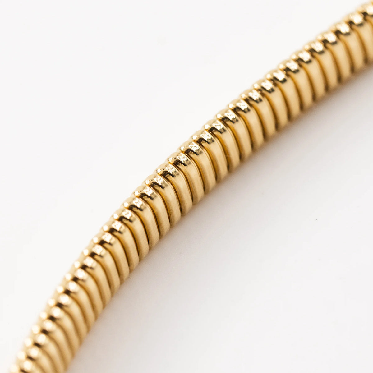 18-carat yellow gold Tubogas bracelet