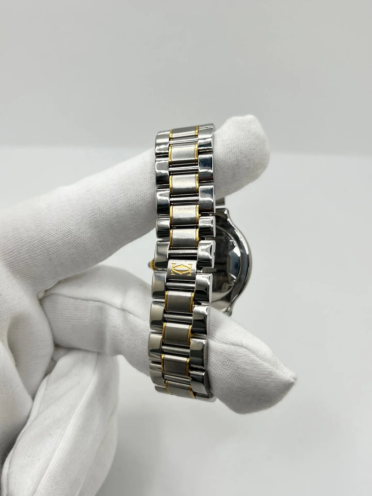 CARTIER "Must 21" Watch in Gold-plated and Stainless Steel