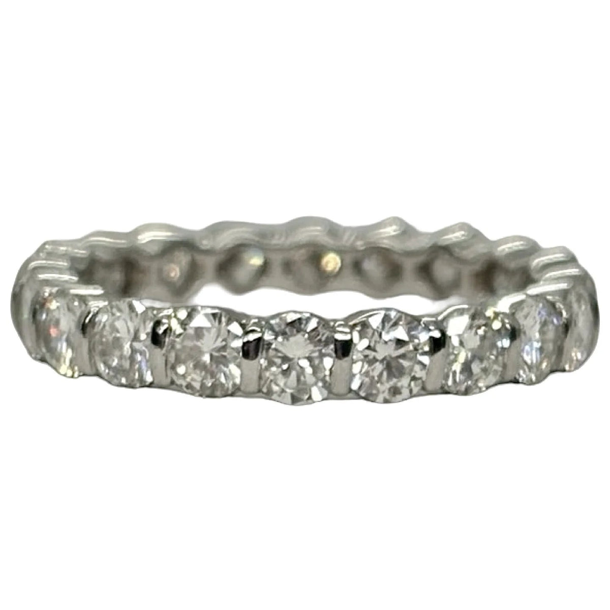 Bague Alliance en or blanc et diamants