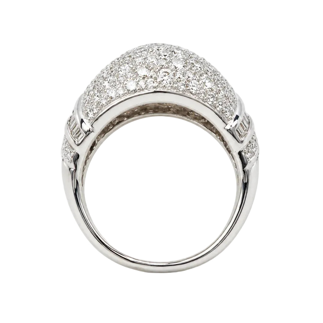 White Gold Diamond Pave Ring