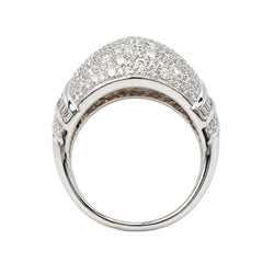 White Gold Diamond Pave Ring