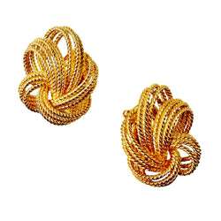 VAN CLEEF & ARPELS yellow gold earrings