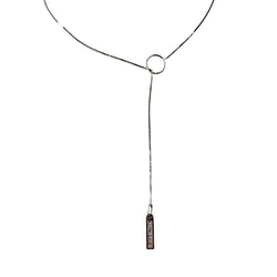 White Gold Necklace with Diamond Pendant