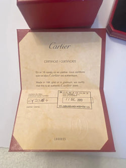 CARTIER "Santos Dumont" Ring in White gold